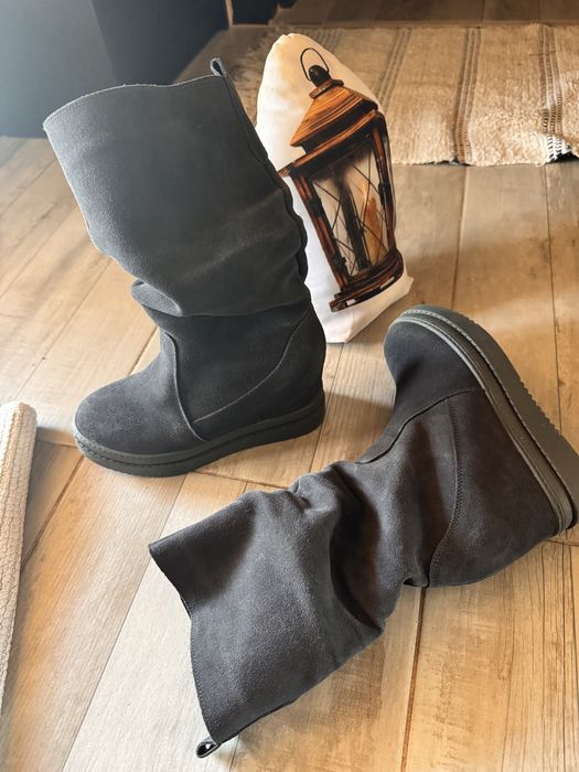 Зимни ботуши естествен велур