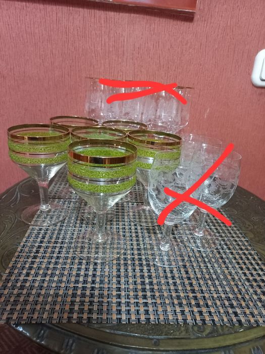 Бокалы СССР,винтаж,Богемия,редкие.