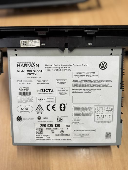 Casetofon Crafter sau Man +2017-2024