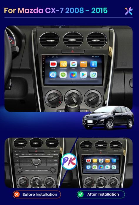 Navigatie Android dedicata Mazda CX-7 ( fab.2008-2015)