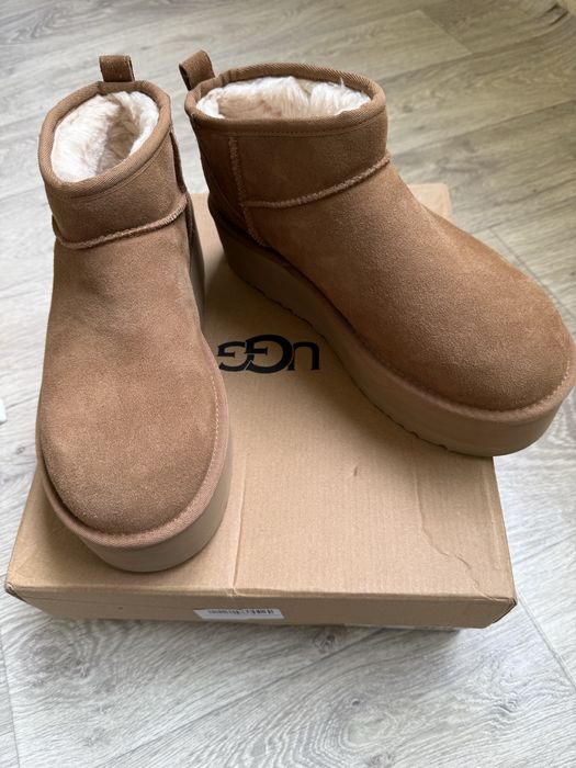 Ugg Classic Ultra Mini оригинални велурени боти