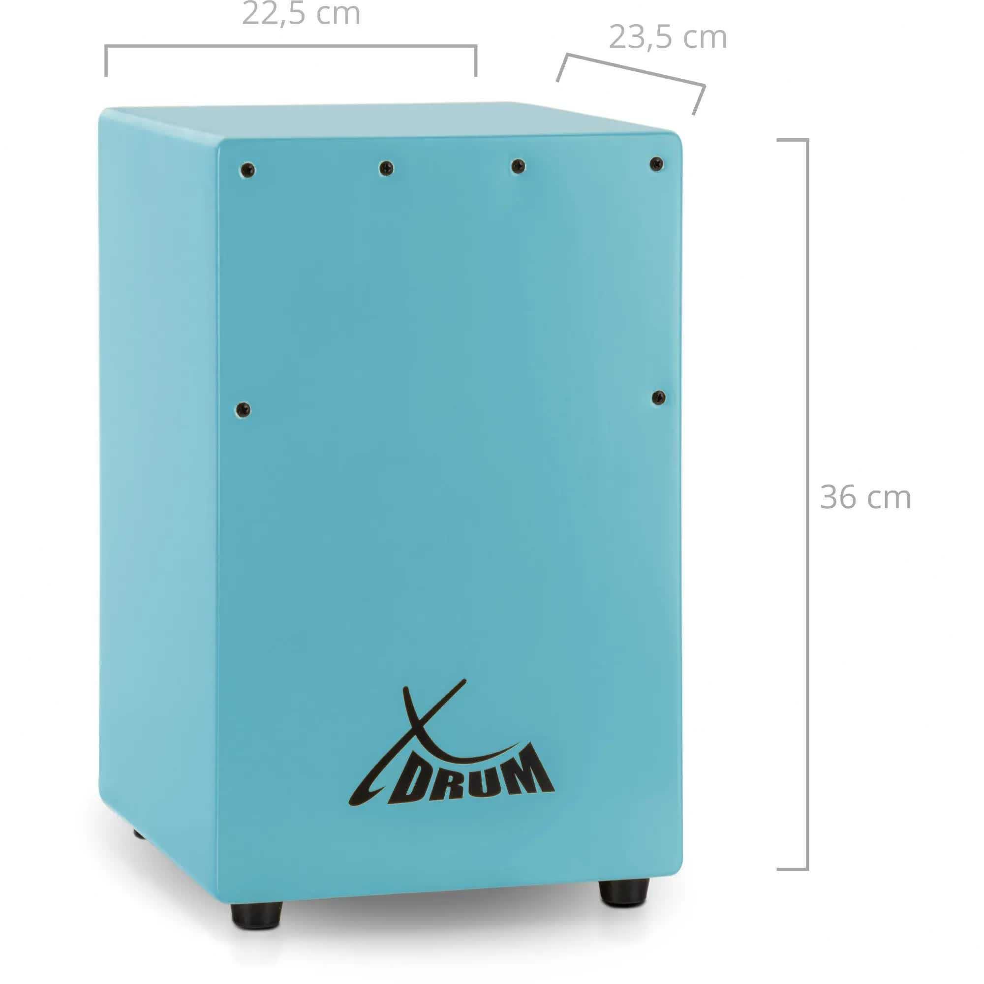 Cajon copii XDrum KC-37B albastru
