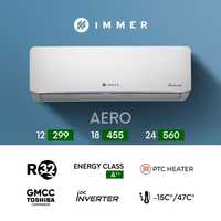 Кондиционер İMMER AERO | 9/12/18/24 INVERTER Акция Гарантия + Доставка