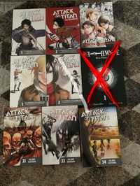 Attack on Titan si Death Note Manga