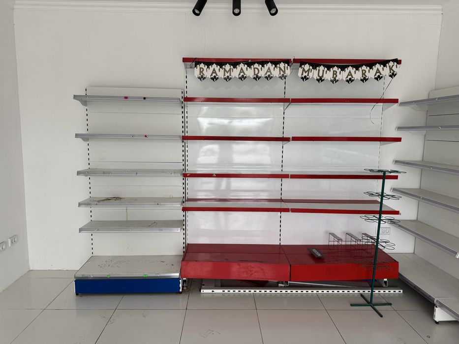 Металлические стеллажи, стеллажи для магазина, полки для товара