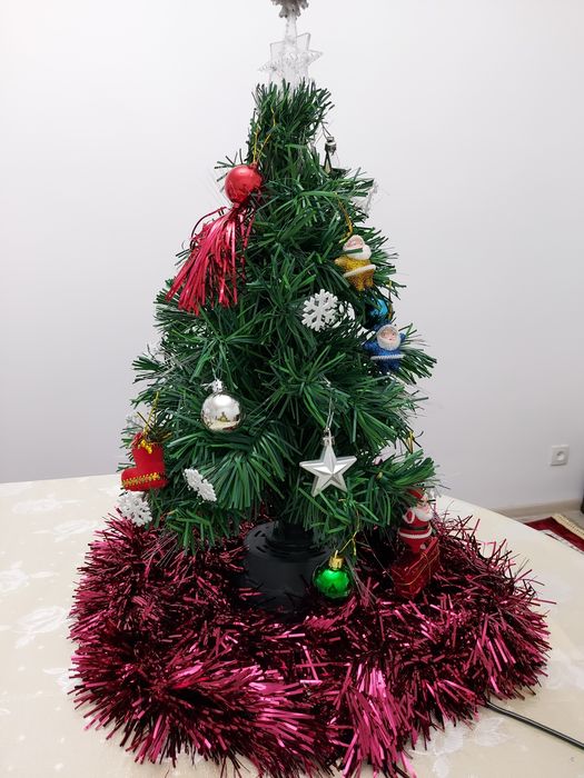 Елка новогодняя  с игрушками. Игрушки на ёлку 10шт. Цена отдельно.