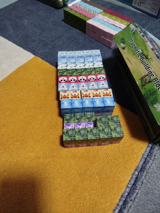 Minecraft магнитни кубчета