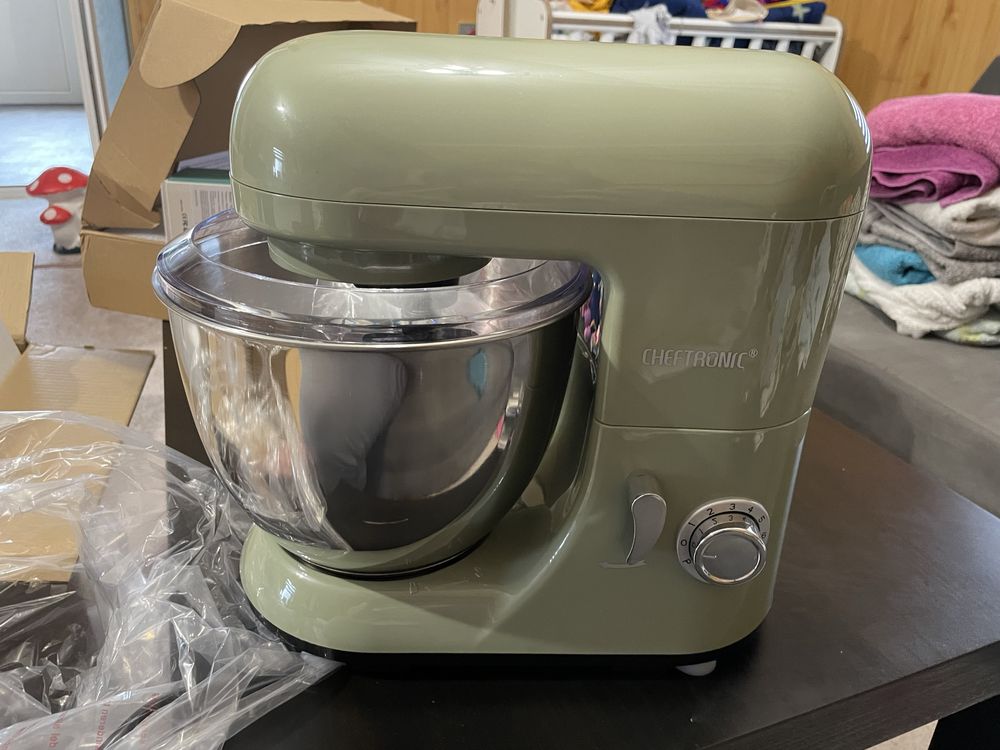 Mixer cu bol, culoarea verde