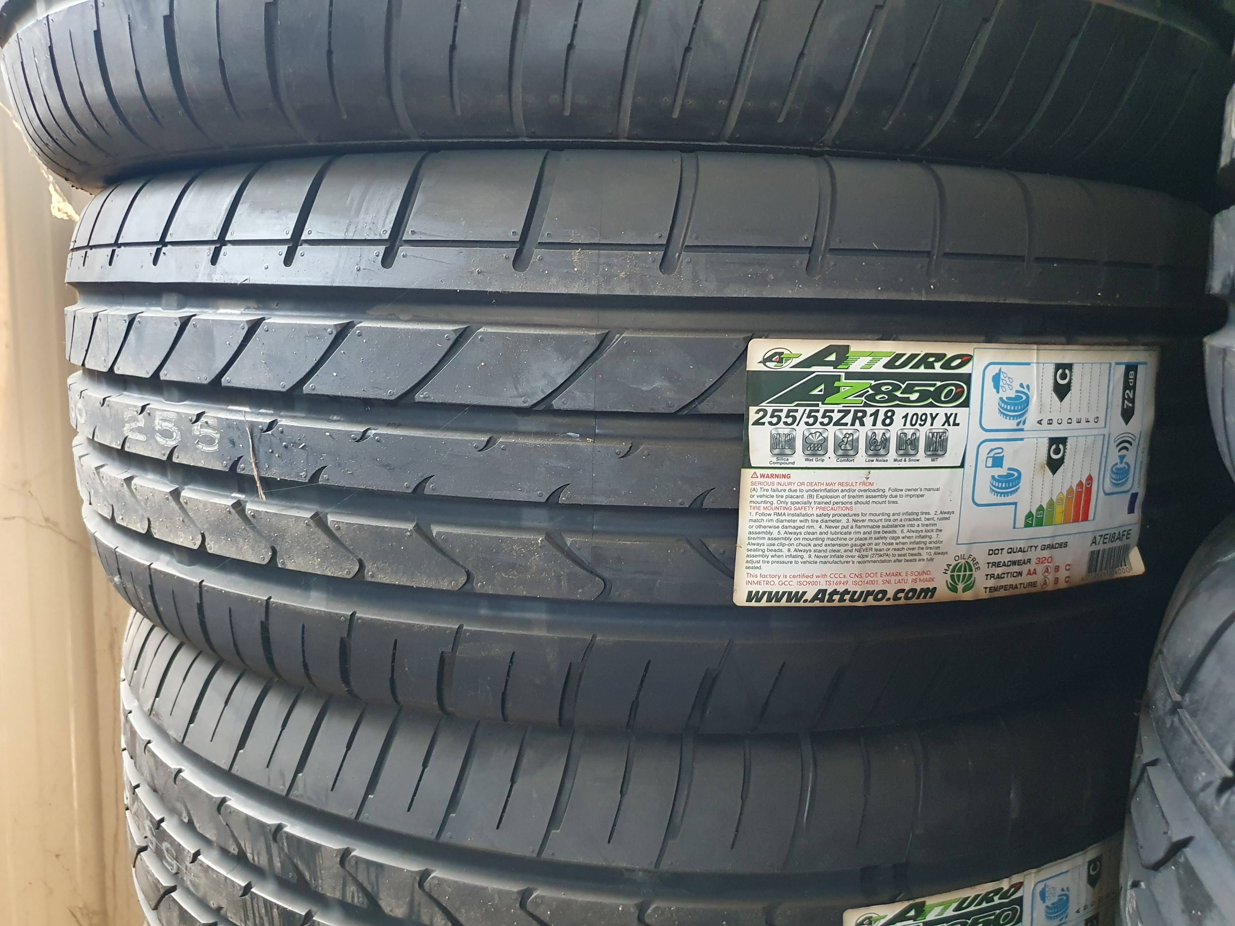 255/55R18 ATTURO AZ850 109Y XL OUTLET DOT 16