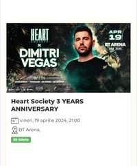 Vând bilete Heart Society 3 YEARS ANNIVERSARY