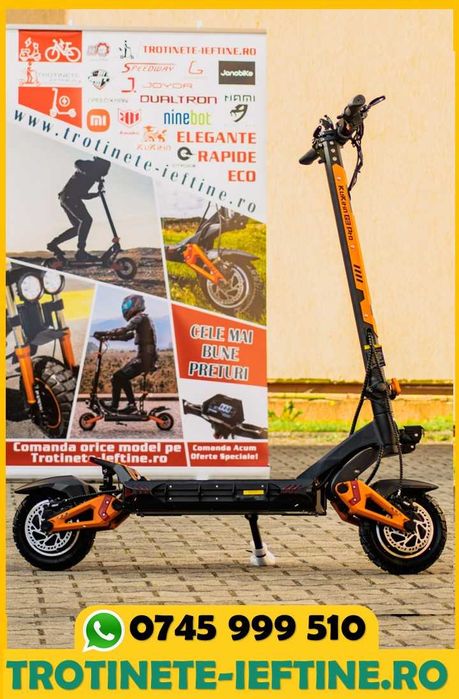 Trotineta Electrica KuKirin G3 PRO Dual Motor Off-Road, Autonomie 80