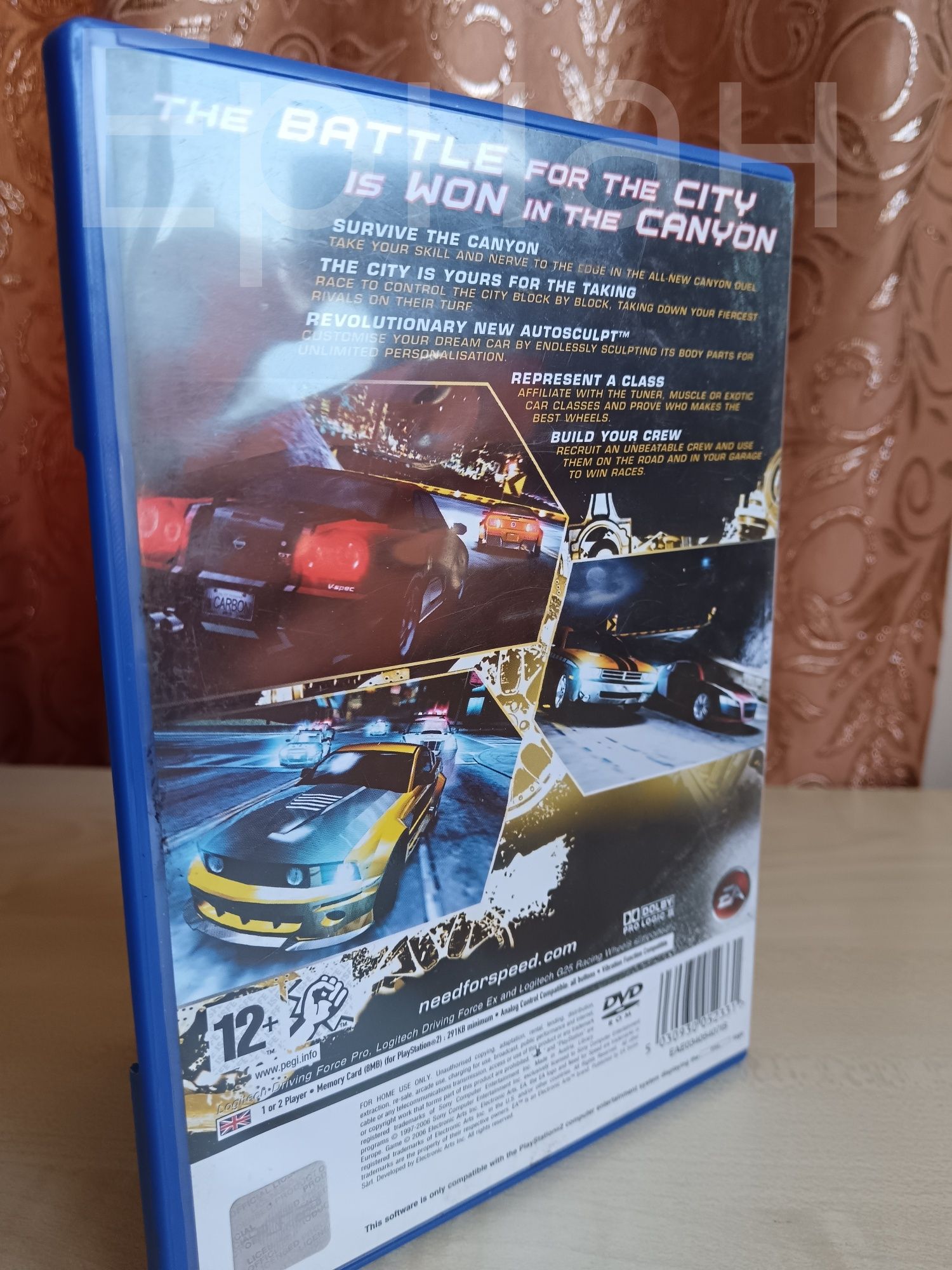 ЗАПАЗЕНА!!! Need for speed Carbon за Ps2/Playstation 2