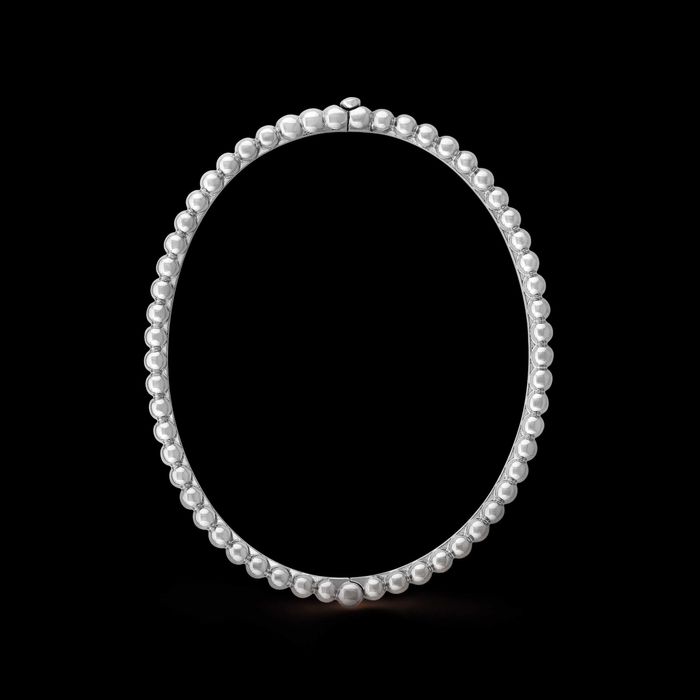 Van Cleef & Arpels VCA Silver Perlée Pearls Дамска Гривна