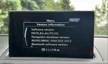 Card harti navigatie pentru sistemul AUDI MIB-S montat pe A3 RS3