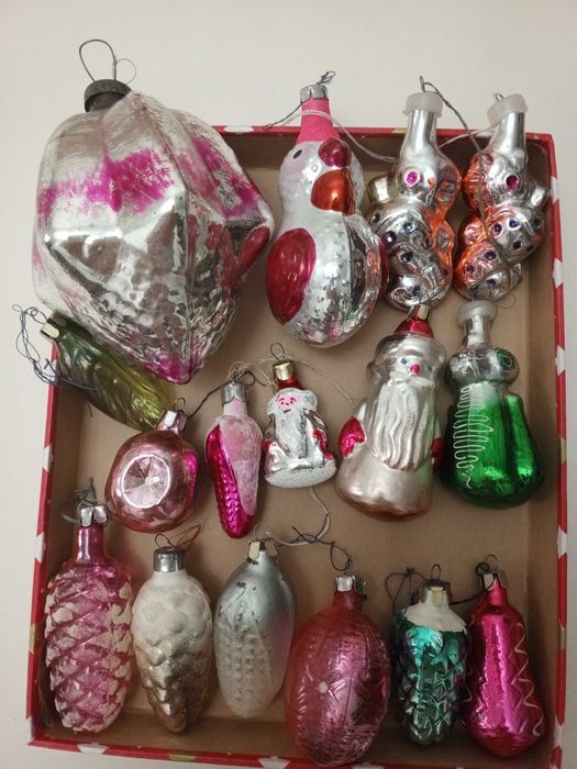 Игрушки елочные советского периода редкие