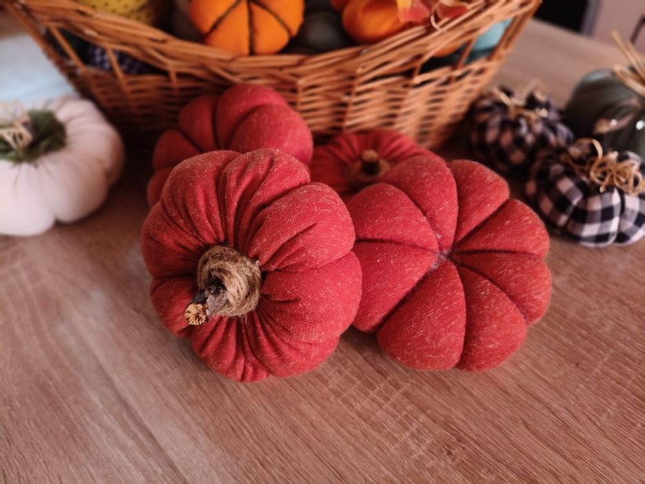 Dovleci/dovleac din textil. Halloween