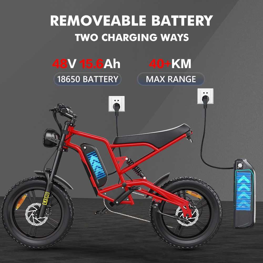 Електрически велосипед/колело HIDOES B6 1200W 15.6AH