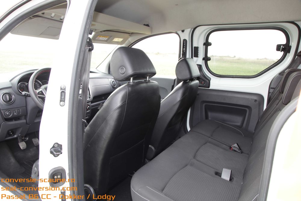 Sistem adaptare scaune de Passat B6 CC pe Lodgy Dokker