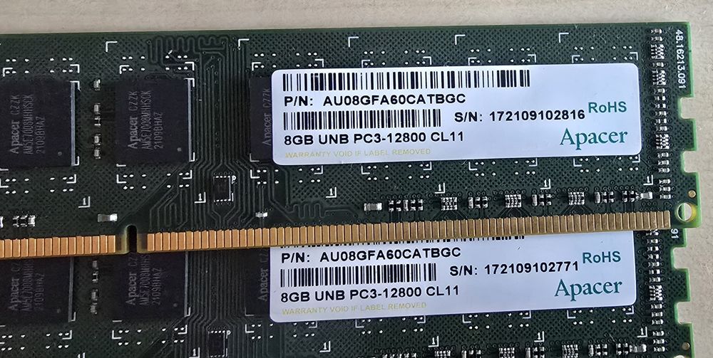 Lot 10 memorii 8gb DDR3