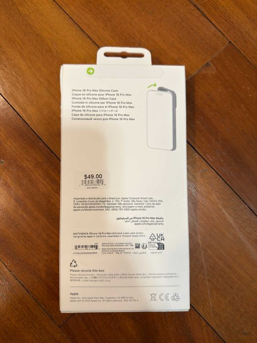 Husă iPhone 16 Pro Max sigilată, originală, culoare Lake Green