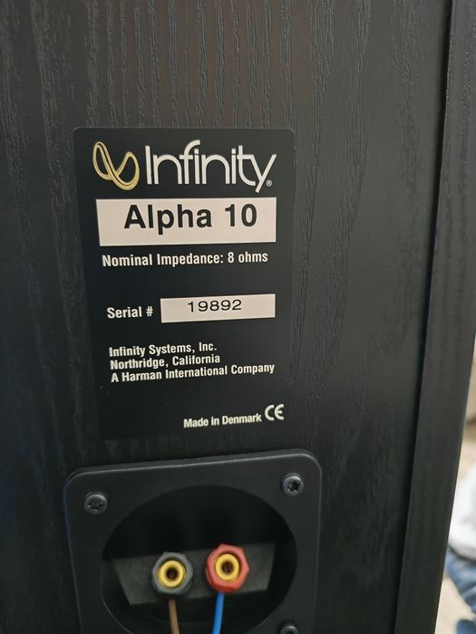 Set boxe Infinity – Kappa 80 + BU-80 + 4x Alpha 10 – stare impecabila