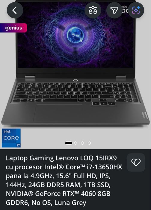 Laptop Lenovo LOQ 15IRX9