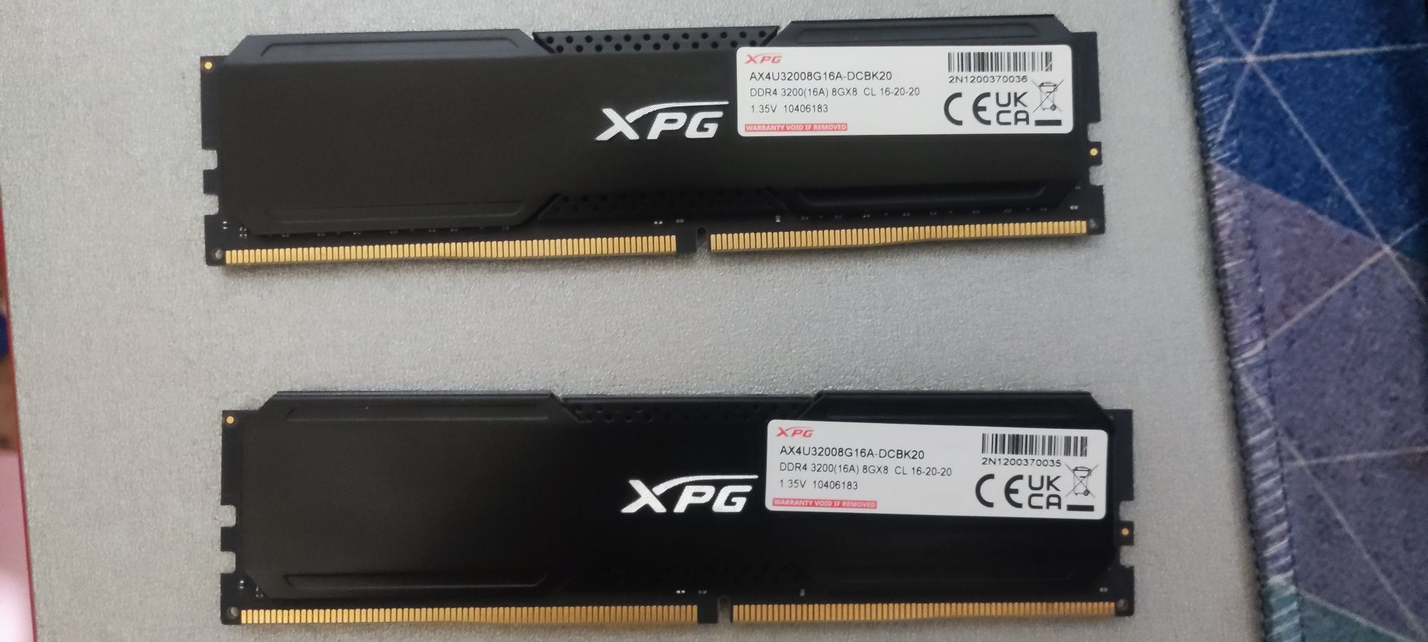 Комплект ОЗУ 8gbх2 ddr4 3200mhz