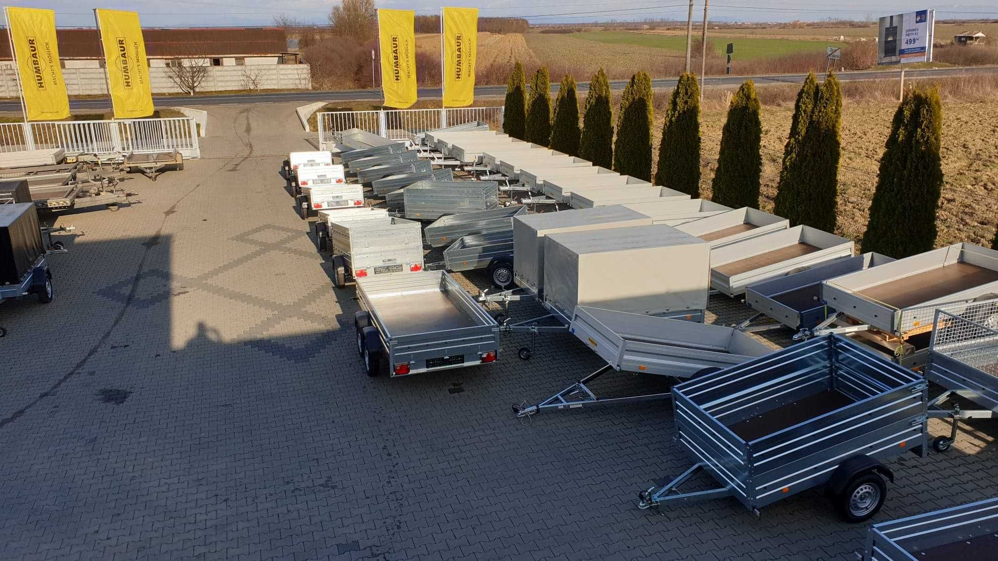 Remorca foi lamelare si amortizor 750kg