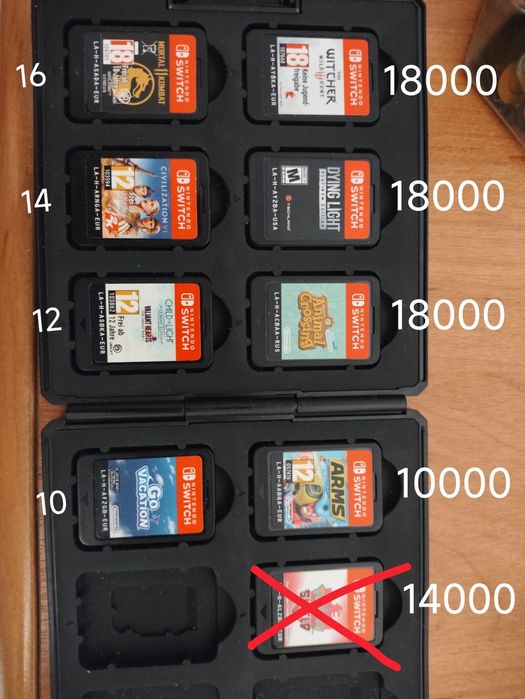 Игры для Nintendo switch. Обмен/продажа