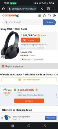 Vand sony MDR-1000x