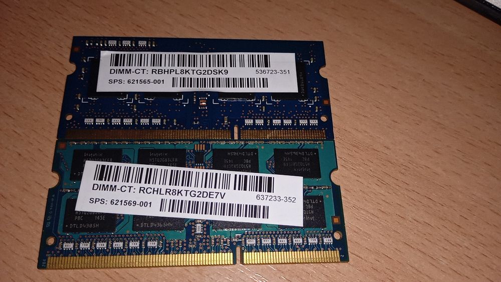 Ппродам две плашки оперативной памяти pc3