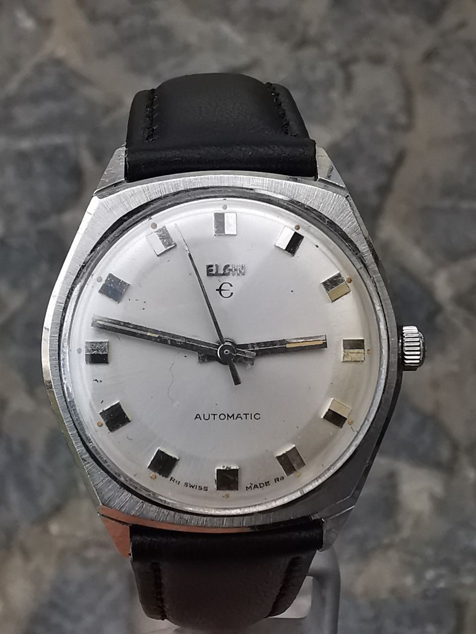 Ceas Elgin Automatic -Oțel 33 mm -Funcționează excelent !