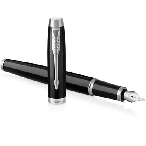 Перьевая ручка Parker IM Black Chrome CT