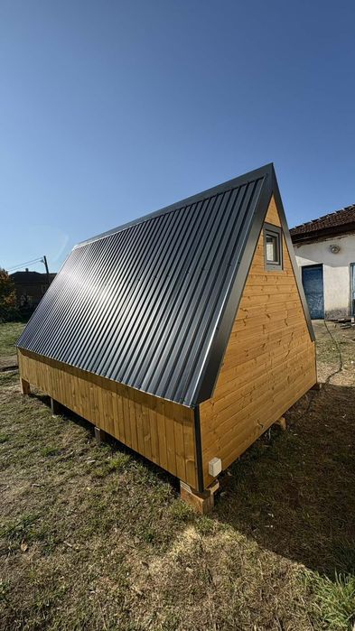 Сглобяеми дървени алпийски шалета