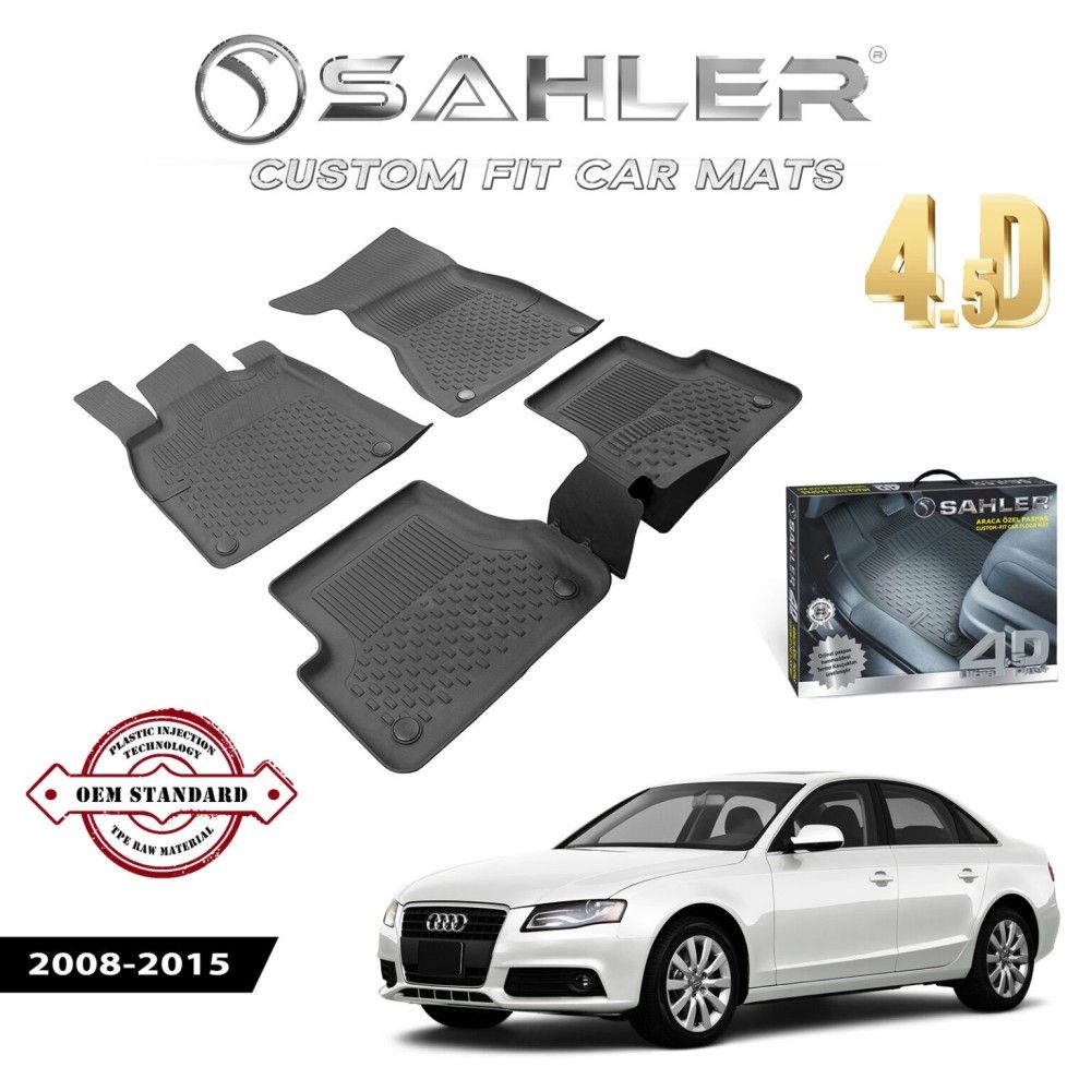 Гумени Стелки SAHLER 4D AUDI А4 2008 - 2015