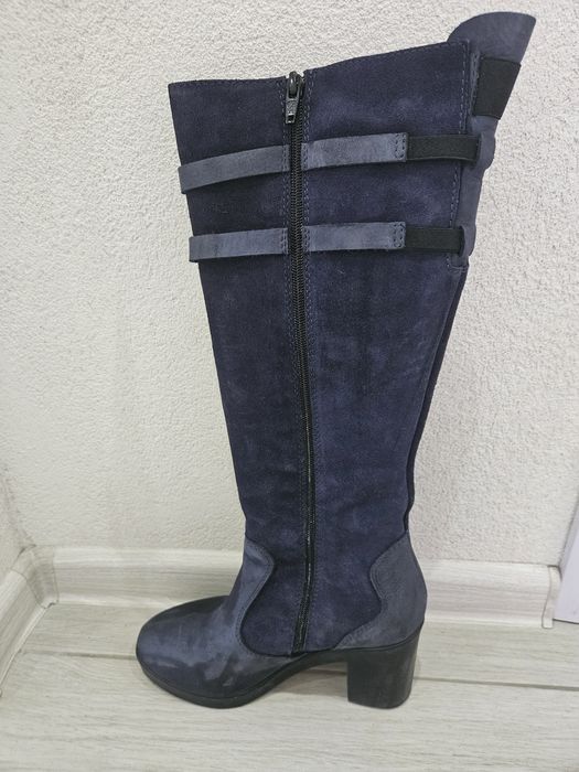 Дамски сини ботуши