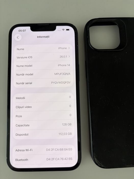 Iphone 14 128 gb baterie 84%
