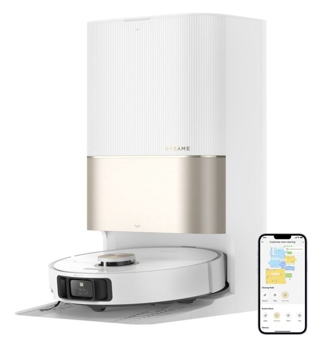 Робот пылесос DREAME X40 Uktra Complete белый