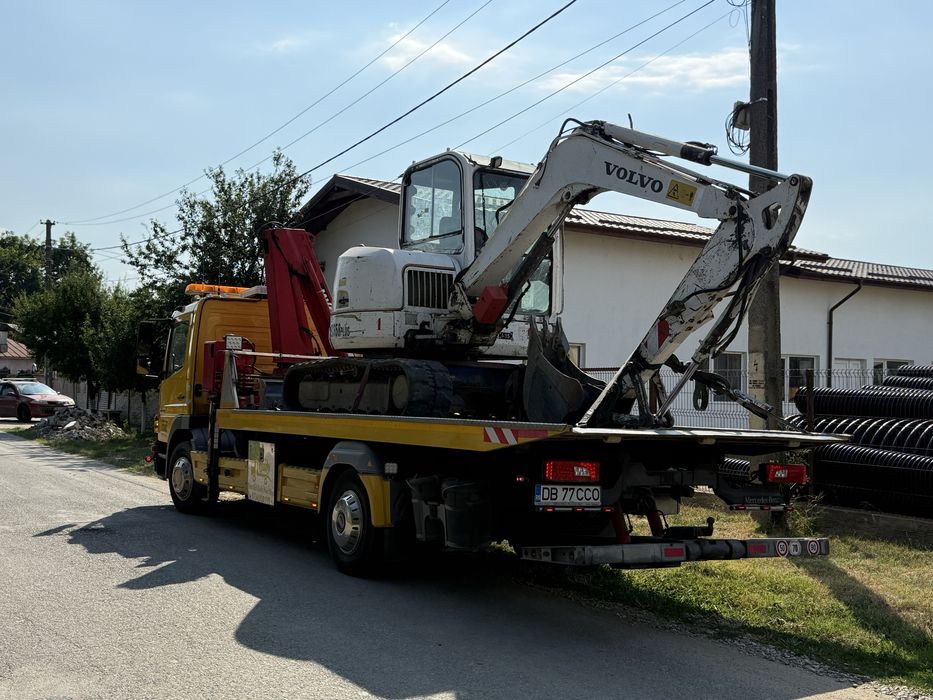 Mercedes Atego 1323autoplatforma  macara furca platou