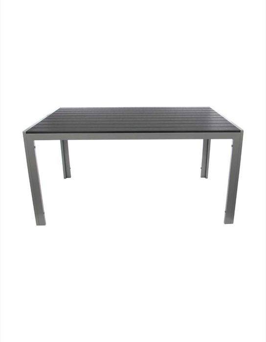 Masa fixa pentru gradina plastic, dreptunghiulara,150 x 90 73 cm