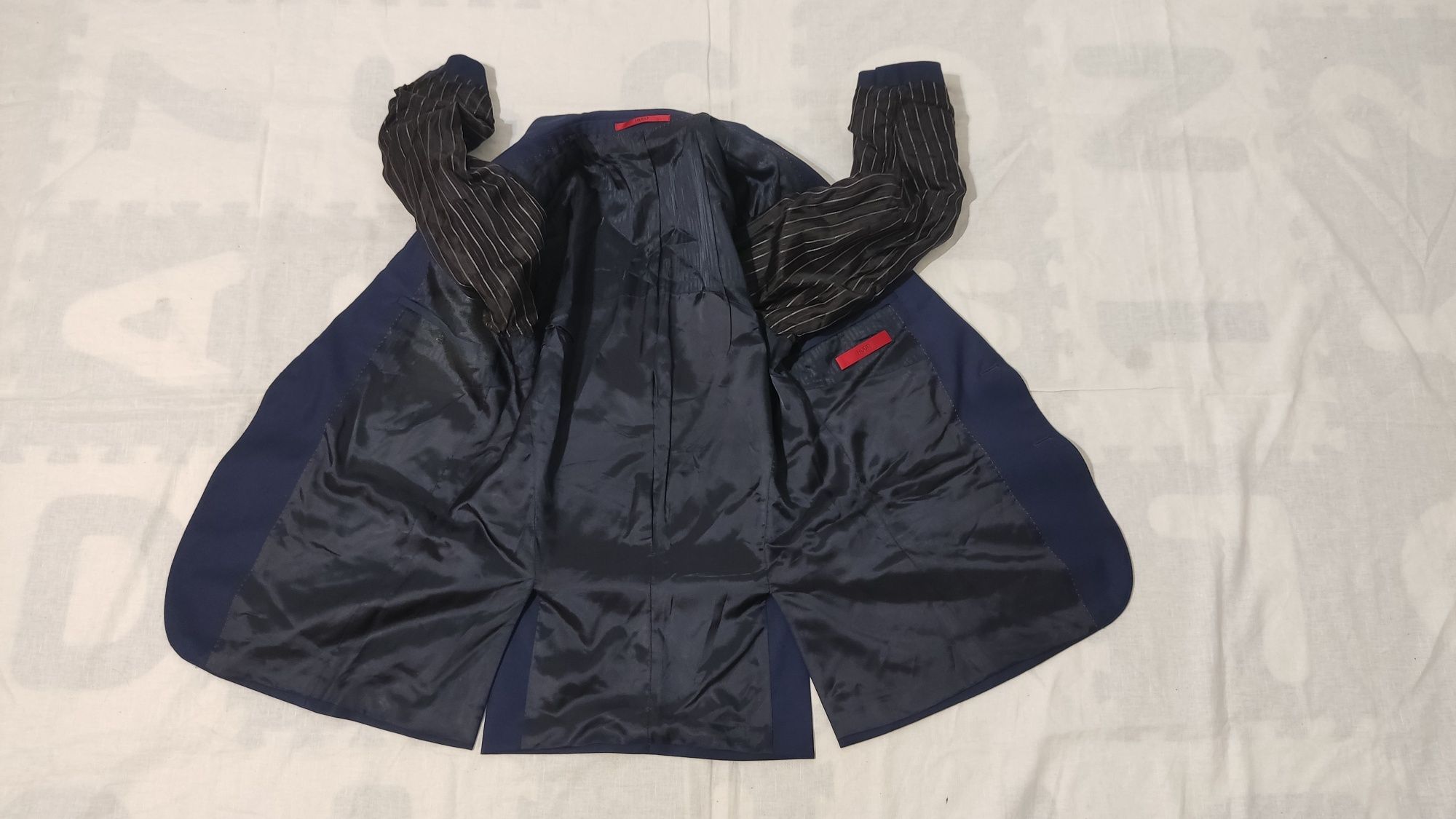 Sacou Hugo Boss model Henry 182 Slim Fit bărbat lână wool 78%  casual