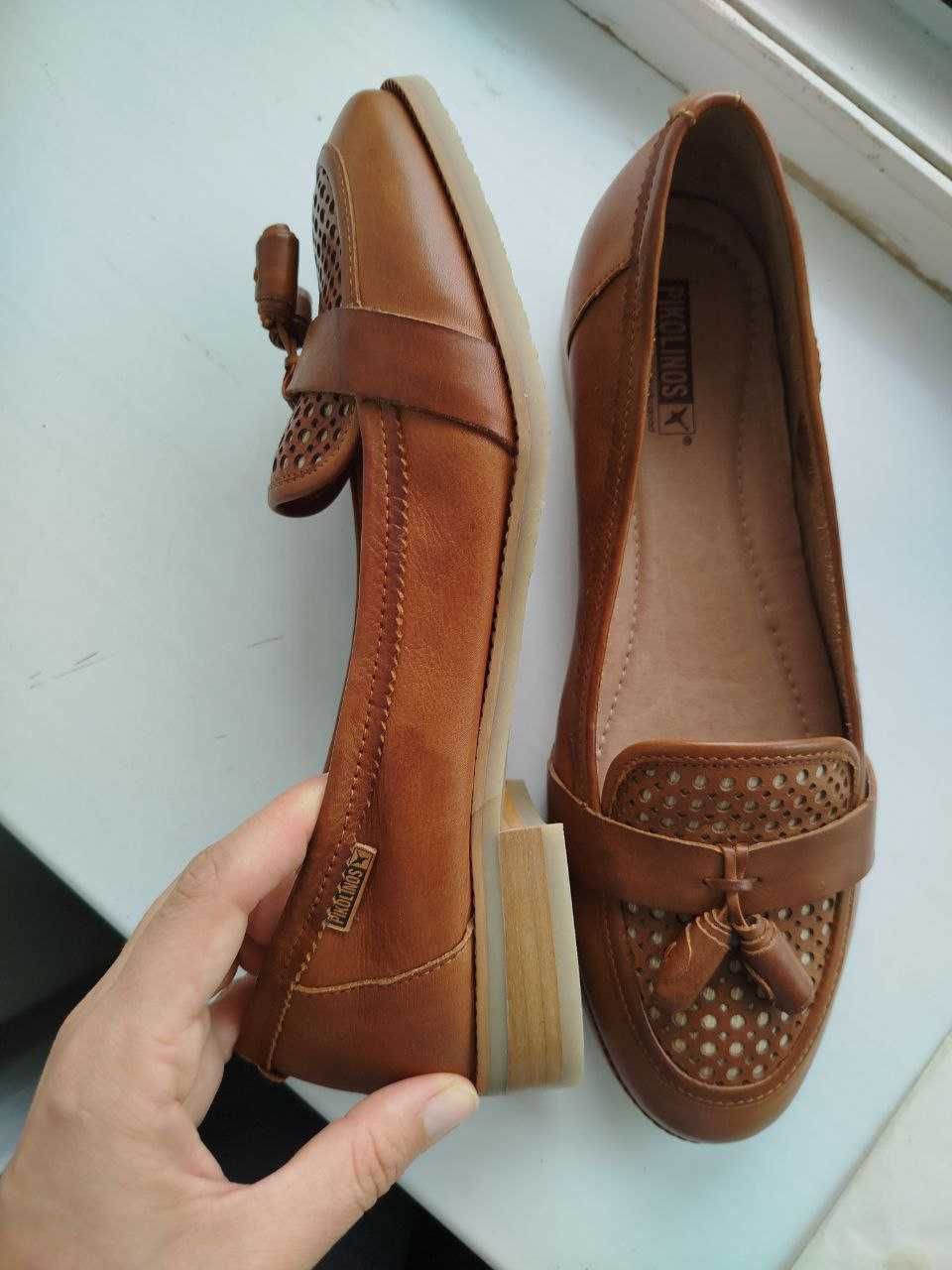 Макасины женские, кожа 41 р, новые