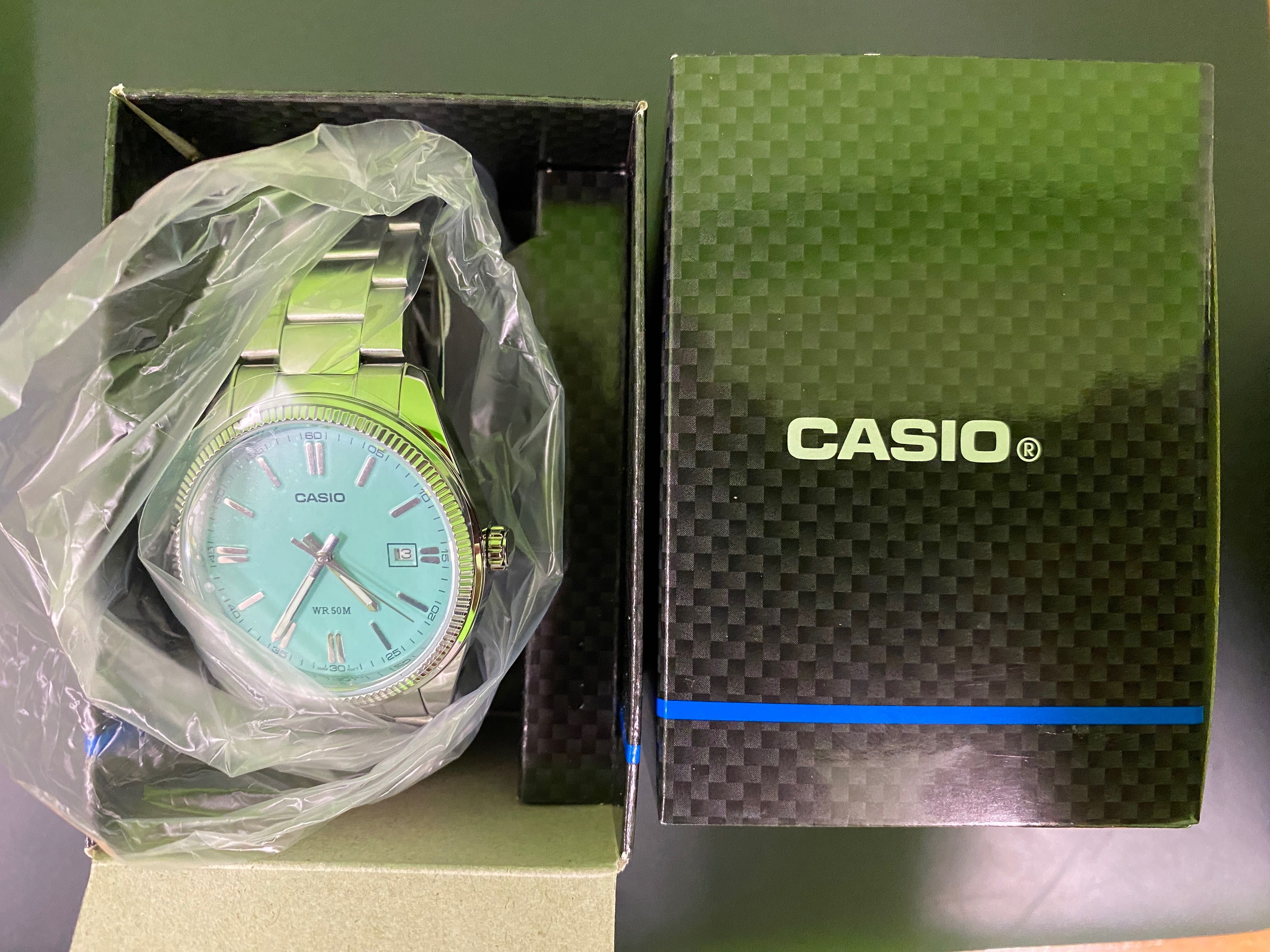 Мъжки часовник CASIO MTP-1302PD-2A2VEF Tiffany Blue