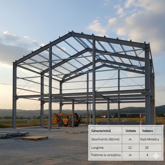 Vand din stoc structura metalica 12x20