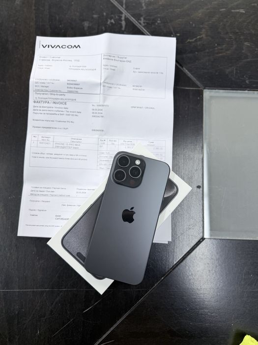 IPhone 15 Pro Max 256 blak