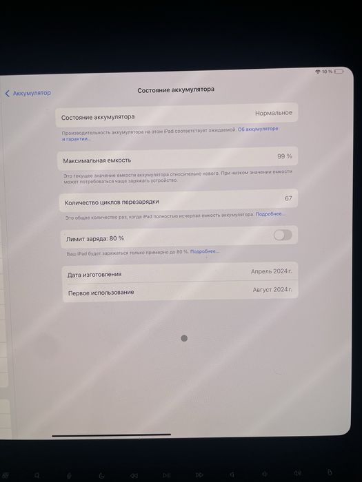 Ipad 13 pro 256 m4 в отличном состояние