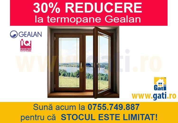 Azi 30% REDUCERE la termopane Gealan în Crovu / Dâmbovița