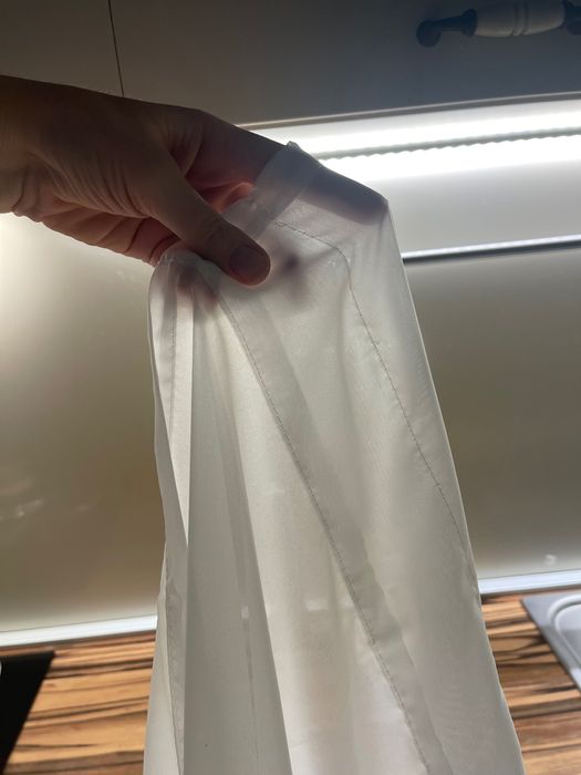 Прозрачно перде от тюл 2 броя / размер 132*213