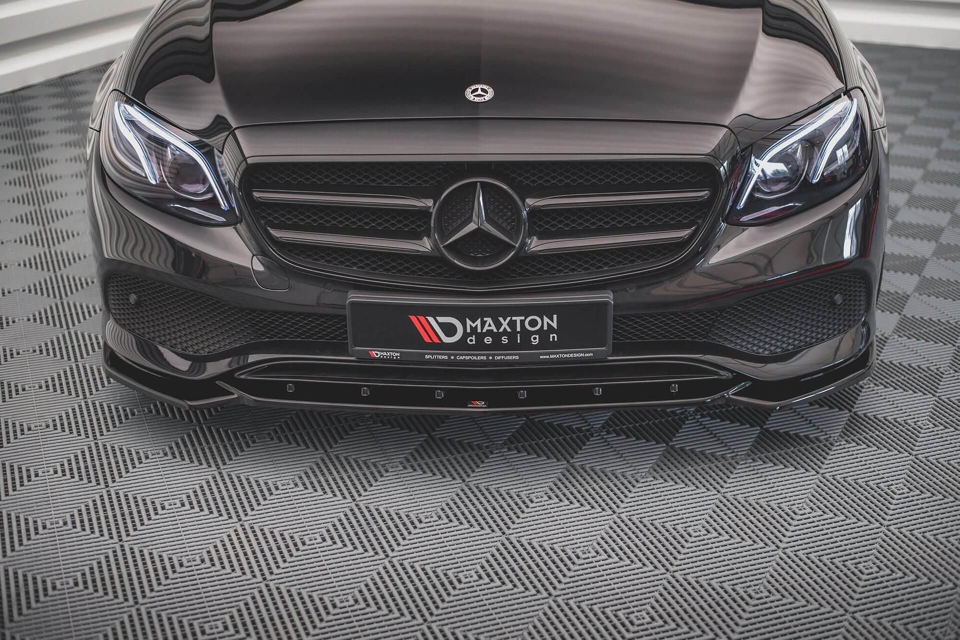 Спойлер за предна броня maxton design за mercedes benz w213 (2016-2020