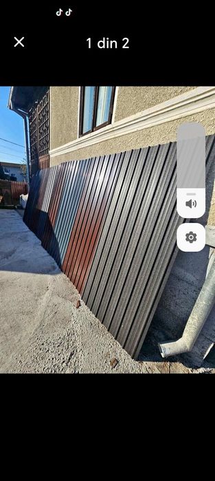 Tablă cutată colorată livrăm toată țara oferim transport gratuit la ce